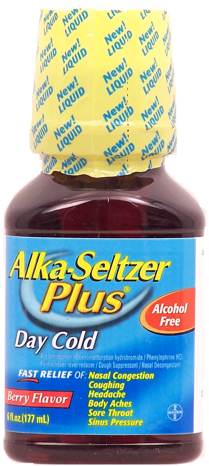 Alka Seltzer&nbsp;Plus&nbsp;day cold medicine, alcohol free, berry flavor Full-Size Picture
